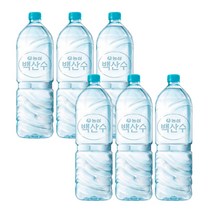 백산수 무라벨 2L 6개