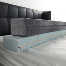 국내생산 페브릭 침대틈새쿠션 침대사이쿠션 대형, 120cm x 20cm, 15cm