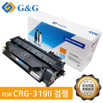 지엔지 캐논 CRG-319II 프린트 호환토너, 1개, 검정