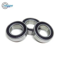 자전거 부품 바퀴 휠 종합부품 2pcs 15267 2rs 15x26x7mm si3n4 세라믹 볼 베어링 25376 허브 전면 후면 허브 베어링, 검은색