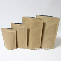 나이스팩 종이 지퍼스탠드 11cm x 17cm(밑면3cm) 1박스 3000장