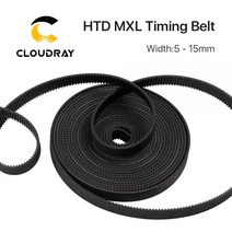 고무판화 Cloudray mxl 개방형 타이밍 벨트 전송 벨트 고무 너비 5mm 섬유, 1m