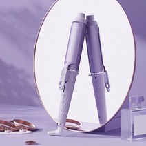 Juse 봉고데기 세라믹 컬링 아이론 고데기 40mm, 보라