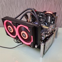 데스크탑 matx 컴퓨터 투명 아크릴 케이스 투과 atx 심플-620434, 06.대형 섀시 싱글 USB 프론트, 01.세트 하나