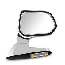후사경 자동차보조미러 호환 베스트 블랙/실버 자동차 백미러 후드 보조 제거 사각 지대 반전 외부 장식, 02 Silver Right