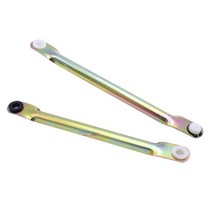 QDY 2Pcs 와이퍼 모터 연결 푸시로드 08-19 적합, 금, 철