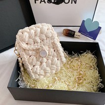 핸드폰 코바늘 가방 뜨기 diy 망스티치 손뜨개 네트백 네트백뜨기 _ 97968EA, 3코바늘폰가방-크림