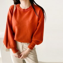[바보사랑] 갬성폭발 크롭 라운드 퍼프 니트(knit673)