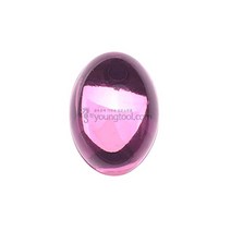 핑크큐빅 캐보션스톤 타원 7x5mm 뒤가 평평한 캐보션, 단품