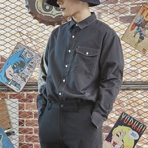 캐주얼 보그 스티치 셔츠 남여공용 남방 NMO991S