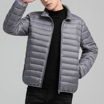 남자 경량 가벼운 데일리 직장인 아우터 패딩 점퍼 모자없는 남성용 정장패딩 간절기 외투