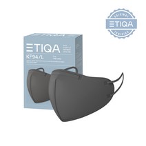 에티카 KF94 라운드베이직_그레이_대형 10매입(보건용마스크), KF94 라운드베이직 대형 그레이 10매입