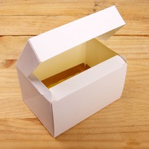 달곰베이킹 미니롤케익상자(화이트), 10개