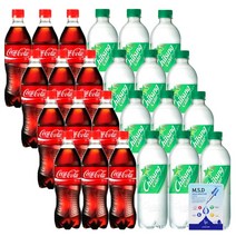 코카콜라 업소용 500ml 12입+칠성사이다 업소용 500ml 12입+MSD마스크팩(F3)
