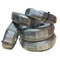 와이어나라 AC와이어 철와이어 AC와이어로프 철와이어로프 일반와이어 1.2mm~6mm 50M~100M, 6.0 mm X 50M (7x19) = 1개, 1개