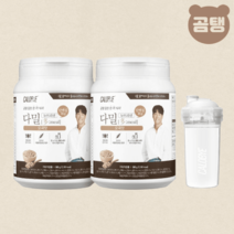 칼로바이 다밀뉴트리션 단백질쉐이크 식사대용 호두아몬드 오곡맛 파우더 대용량 560g 2개, 다밀 식사대용 단백질쉐이크 오곡맛 1+1 쉐이커증정