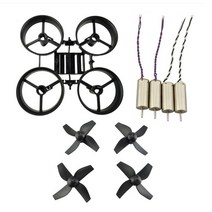 입문용 촬영용 드론 원격제어 부품 Furibee F36 DIY 미니 RC 65mm 휠베이스 프레임 키트 프로펠러 포함 4 개 615 모터 JJRC H36 Eachine E010 레, 3.Black