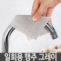 뜯어쓰는 일회용 행주 극세사 기름때 50일 사용 레드 종이호일/일회용포크/일회용숟가락/알루미늄호일/미트페이퍼/죽용기, 단일 수량
