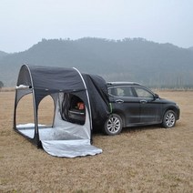 카라반어닝텐트 스크린하우스 어닝텐트 텐트트레일러 메쉬쉘터 모기장쉘터 black suv car rear extension tent bike storage outdoor 캠핑 대형, 검은색, 협력사