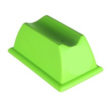 자전거평로라 실내 훈련 라이딩 2pcs 자전거 자전거 앞 바퀴 라이저 블록 패드 실내 운동 자전거 롤러 트레이너 패드 부스터 산악 사이클 앞 바퀴 패드, 초록