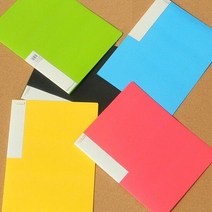청운그린화일 청운 물결무늬 PP원단 엠보표지 클리어화일 10P 10, 단품
