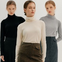 제너럴아이디어 소프트 이지 터틀넥 티셔츠 GREY / W22W05206