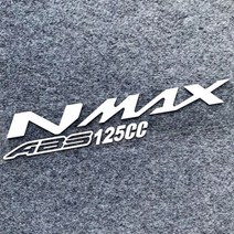 반사 오토바이 액세서리 스쿠터 바디 사이드 스트립 페어링 스티커 로고 데칼 야마하 NMAX 155 Nmax160 Nmax150 Nmax125, 125CC(실버)