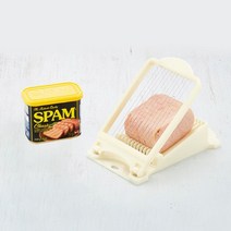 도블레 스팸 슬라이서 바나나 계란말이 치즈 햄 소세지 커터기, 그린, 1개