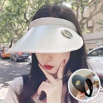네모라마 여자 썬캡 UV 자외선 햇빛 차단 가리개 모자 세트
