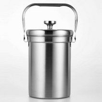 슈퍼센트 스텐 음식물쓰레기통 3L
