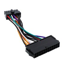 PC ATX 24 핀 14 파워 서플라이 케이블 18AWG 와이어 용 Lenovo Q77 B75 A75 Q75 H81 마더 메인 보드, [01] 기타