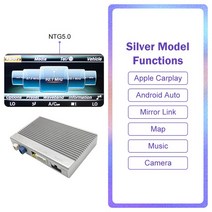 벤츠마크 메르세데스 벤츠 S 클래스 W222 2014 NTG50 용 무선 카플레이 안드로이드 자동 미러 링크 카메라, 02 NTG5.0