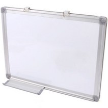 모던 소형 보드마카용 칠판 벽걸이용고리 사무실 화이트보드 학원 펜받침대, 45x60cm