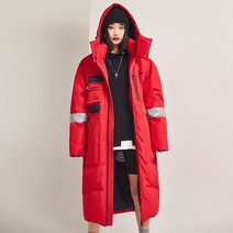 역시즌구스다운 새로운 겨울 패션 다운 재킷 패딩 재킷 남성 후드 따뜻하고 긴 파카 코트