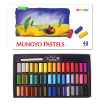 문교 사각파스텔, 48색, 12개