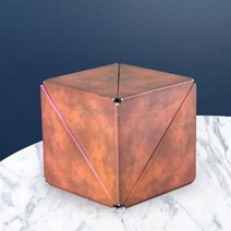 변경 가능한 마그네틱 매직 큐브 퍼즐 스트레스 방지 장난감 성인 입방체 70 가지 이상의 모양으로 변환, 주황색