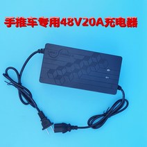 전동 트롤리 핸드카 만능지렛대 전기 애쉬 카트 플랫 베드 덤프 트럭 농업 도구 카트 범용 휠 타이어 예비 부품 Daquan, 48V20A 충전기