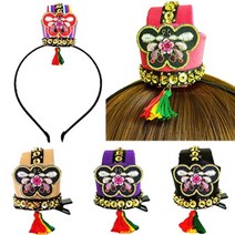 [바보사랑] 미니 복나비 족두리, 제품선택:red