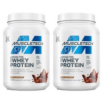 머슬테크 목초 사육 유청 단백질 트리플 초콜릿 맛, 816g, 2개