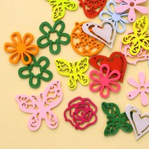 전통무늬 나무비즈2 50p, 단품