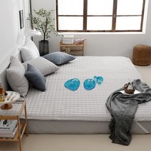 순면 누빔 패밀리 침대 방수패드 방수매트 S+SS 210x200, 상세설명 참조