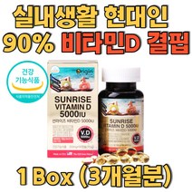 실내생활 현대인 뼈 약화 뼈건강유지 비타민D VD3 비타민디쓰리 미국산비타민 미국비타민 교대근무 야간근무 사무직 필수 섭취