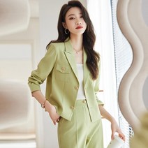 여성셋업수트 웨딩 수트 봄 가을 투피스 정장 세트 F04
