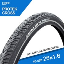 미쉐린 MTB 자전거 타이어 26x1.4/1.6/1.75 26x2.0 컨트리 록 마운틴 바이크 27.5x1.75/2.1 29x2.1 사이클링 부품, [01] 1pc 26x1.6, 1개