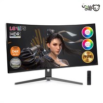 크로스오버 38LGD66C LG IPS TYPE-C PD 삼성 덱스 38인치 WQHD 와이드 커브드 게이밍 무결점 모니터 / 무료안전포장