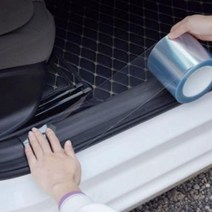 차량용 기스방지 테이프 스커프 흠집 도어스텝 카본몰딩, C