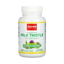 자로우 밀크씨슬 실리마린 150mg 200캡슐 리버 펑션 Milk Thistle