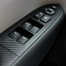 더뉴 레이 카본 데칼 스티커 윈도우 기어, 01윈도우스위치, 블랙유광