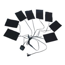 usb 전기요 보조배터리 연결 휴대용 등산 야외 업무 전기세 절감 1 set자켓 패드 diy 의류 358 시트 ed에 대한 야외 따뜻한 겨울 조끼 패드 전기요, d