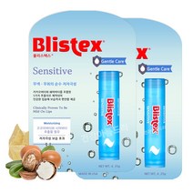 블리스텍스 센시티브 립밤 2개/무색 무향 튼입술 보습 립 케어 에센스, 2개, 4.25g, 4.25g
